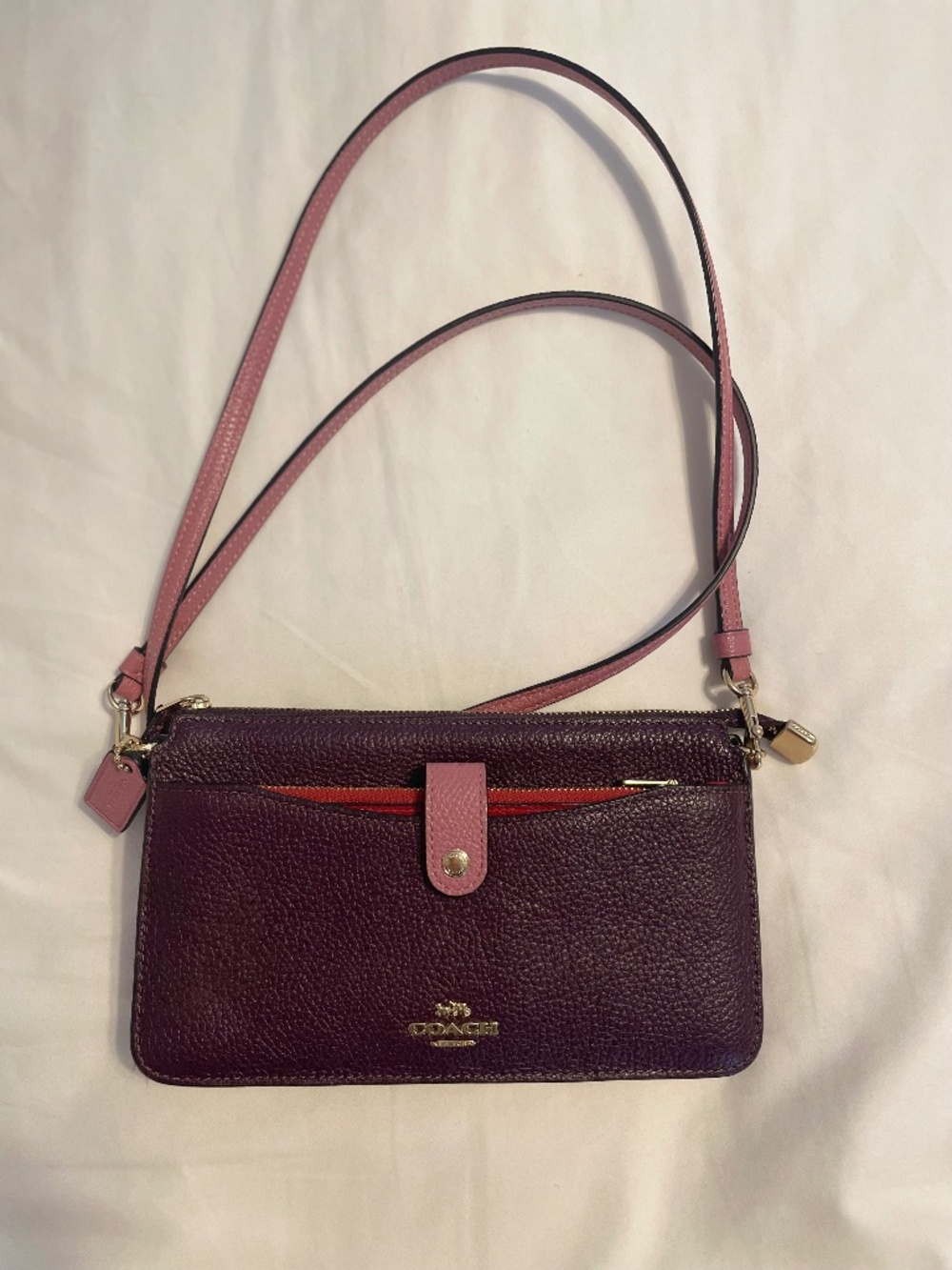 Coach Noa Pop-Up Messenger Pink/Purple